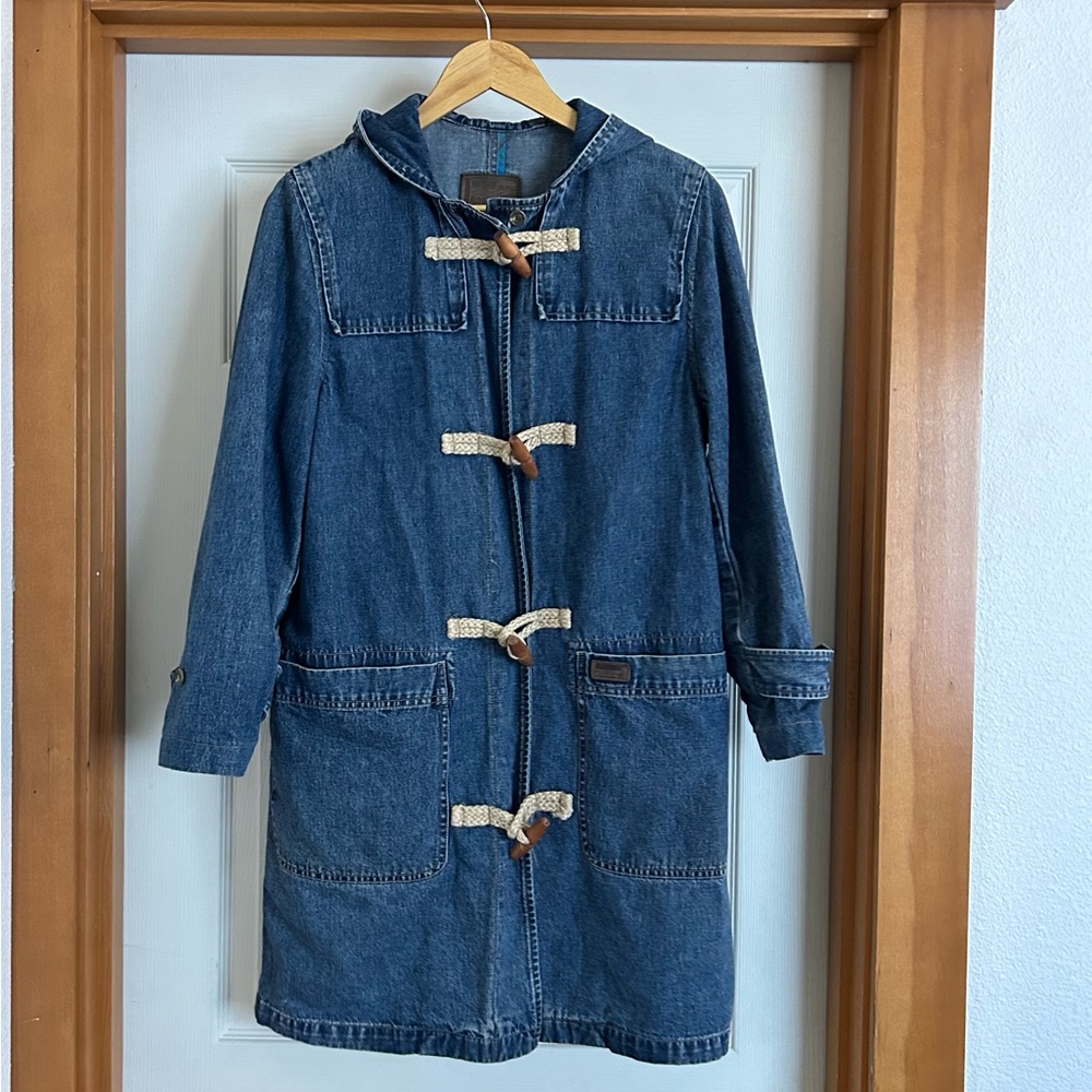 Vintage Ralph Lauren RL Denim Toggle Coat